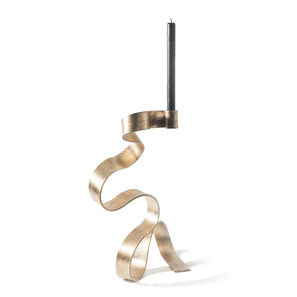 The Ribbon Candlestick — handcrafted home accessory by Rachel Horn Studio, San Miguel de Allende, Mexico